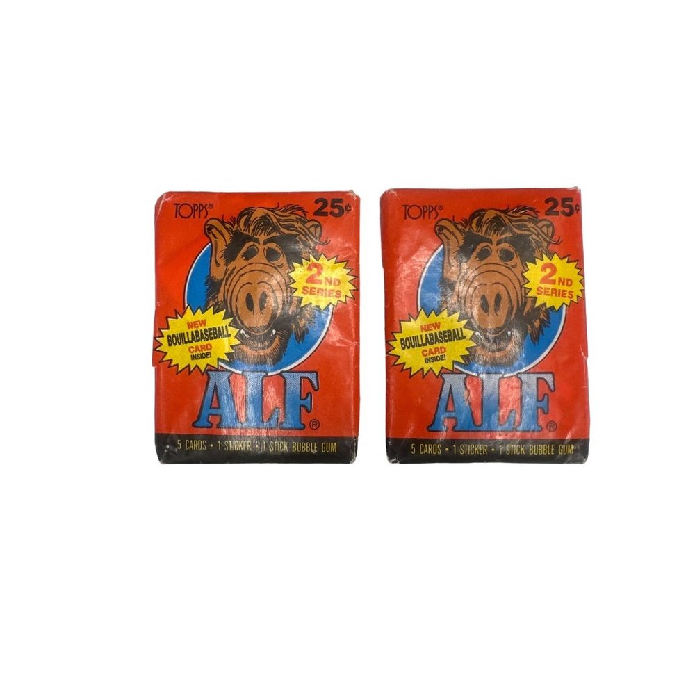 VTG 1987 Topps (ALF) 2nd Series Baseball cards